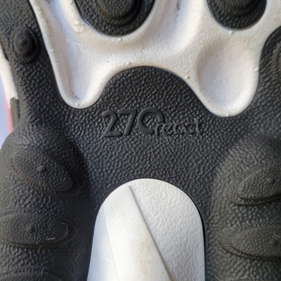 NIKE AIR MAX!!!270 React (GS) Shoes Kinetic Green Blue Pink - Picture 9 of 13